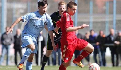 Mike Ott mit 1860 München im Derby gegen den FC Bayern München (3:1, 1:1) 