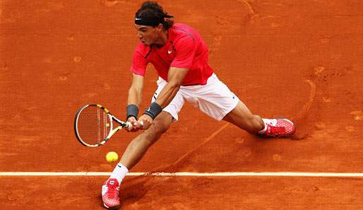 Rafael Nadal hat in Paris in vier Matches bislang nur 19 Spiele abgegeben 