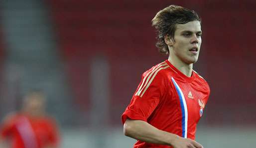 Alexander Kokorin bestitt bislang sechs Länderspiele für die "Sbornaja"