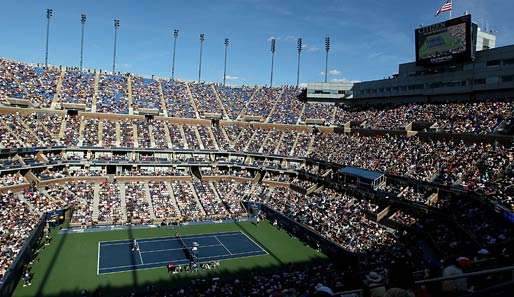 Das Arthur-Ashe-Stadion bietet für insgesamt 25.000 Zuschauer Platz