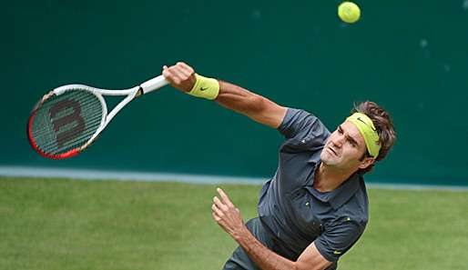 Im Halle-Finale trifft Federer auf Haas