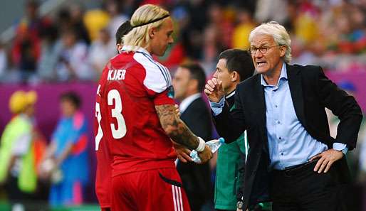 Morten Olsen (r.) ist begeistert vom deutschen Nationalteam