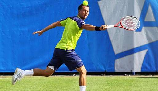 Phillip Kohlschreiber bezwang den Briten Jamie Baker in drei Sätzen
