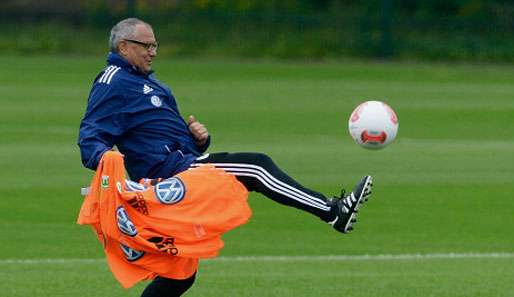 Erst Kritik, dann Rückendeckung für Löw: Wolfsburgs Trainer Feilx Magath 