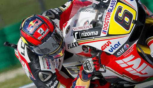 Stefan Bradl: Zweitschnellster auf dem Sachsenring. Nur Dani Pedrosa war schneller