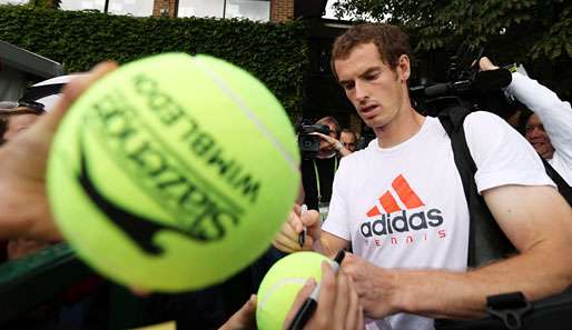 Die Autogramme von Andy Murray sind nach dessen Finaleinzug begehrter denn je