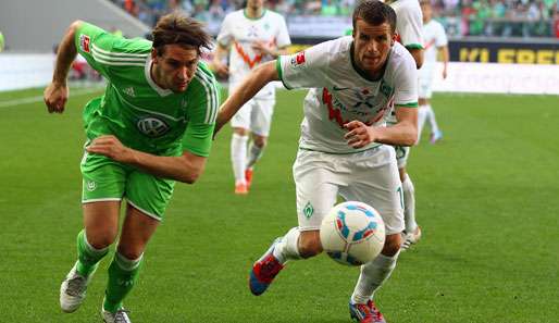 Patrick Helmes (l.) ist einer der Kandidaten für das Amt des Kapitäns beim VfL Wolfsburg