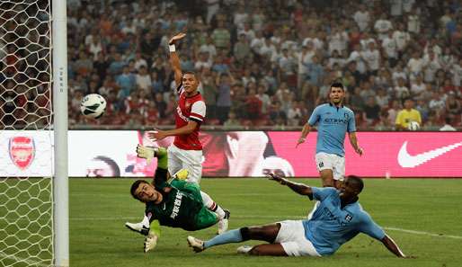 Champion Manchester City und der FC Arsenal trafen in der Vorbereitung bereits aufeinander