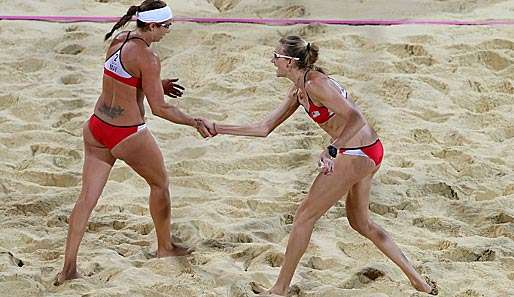 Misty May-Treanor (l.) und Kerri Walsh: Besser geht's nicht