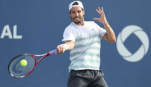 Tommy Haas musste am Freitag über insgesamt sechs Sätze gehen
