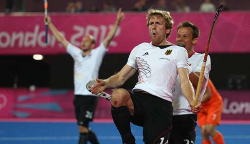 Der Matchwinner im Hockey-Finale: Jan Philipp Rabente trifft doppelt gegen die Niederlande