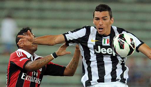 Lucio (r.) fehlt Juventus mindestens drei Monate