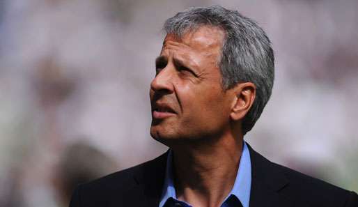 Lucien Favre verlor mit Mönchengladbach das Hinspiel der Champions League Qualifikation 1:3