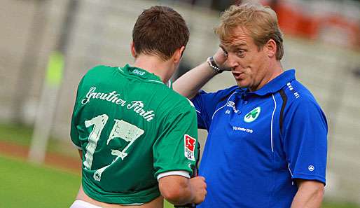 Thomas Pledl (l.) traf beim 2:1-Erfolg der Kleeblätter gegen den Dubai Sports Club
