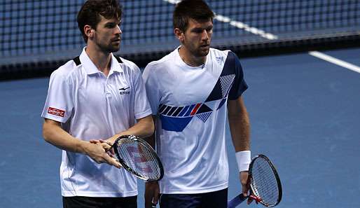 Philipp Petzschner (l.) und Jürgen Melzer hätten beinahe die Teilnahme an den US Open verpasst