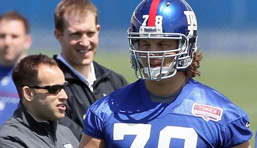 Defensive Tackle Markus Kuhn hat den Sprung in den Kader der New York Giants geschafft