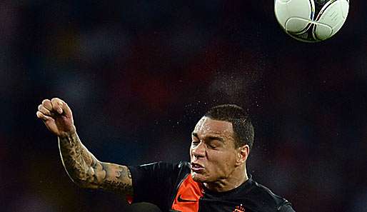 Gregory van der Wiel stand im Aufgebot Hollands bei der EM 2012