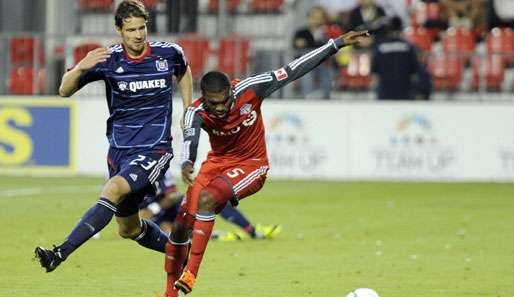 Arne Friedrich (l.) steht seit 2012 bei Chicago Fire unter Vertrag