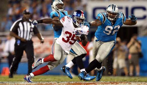 Andre Brown überragte mit 20 Carries und 2 Touchdowns beim Sieg der New York Giants