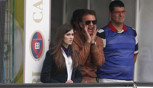 Massimo Cellino (M.) ist nicht länger Präsident von Cagliari Calcio