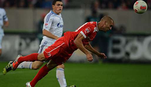 Wie am 1. Spieltag gegen Augsburg erzielte Dani Schahin auch gegen Schalke einen Doppelpack