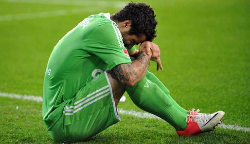 Vieirinha war bester Wolfsburger auf dem Platz, doch auch er brachte den Ball nicht ins Tor