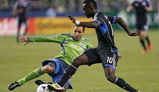 Christian Tiffert (l.) hat sich mit den Seattle Sounders für die Playoffs qualifiziert