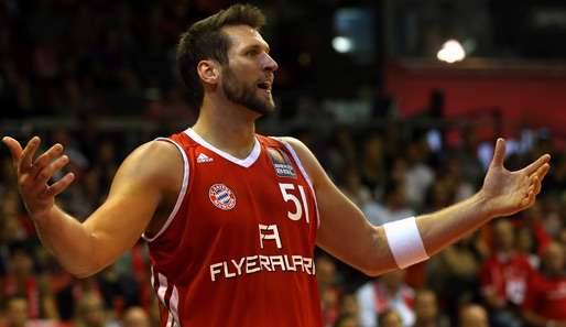 Bayern Münchens Center Jared Homan verstand gegen Oldenburg zwischenzeitlich nichts mehr