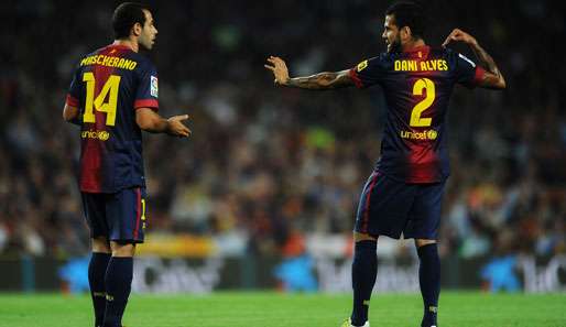 Dani Alves wechselte 2008 aus Sevilla zum FC Barcelona