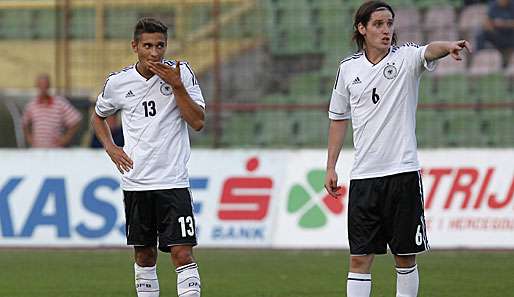 Moritz Leitner und Sebastian Rudy haben die EM 2013 in Israel vor Augen