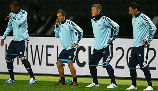 Abschlusstraining im Olympiastadion: Um 20.45 Uhr trifft das DFB-Team auf Schweden 