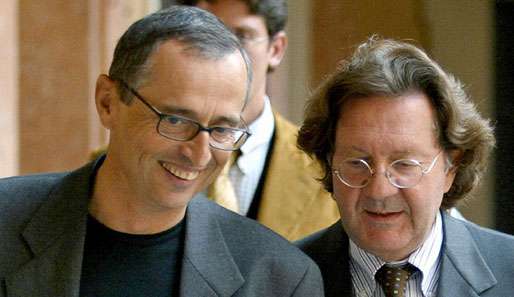 Michele Ferrari (l.) weißt die Doping-Anschuldigungen gegen seine Person vehement zurück