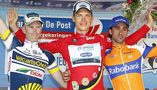 Der spanische Radprofi Carlos Barredo (r.) soll angeblich gedopt haben