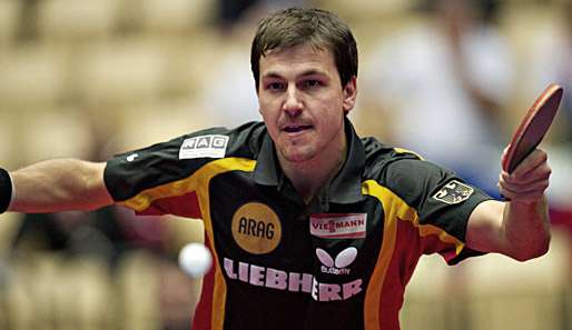 Timo Boll zieht gegen Andrej Gacina ins EM-Halbfinale ein