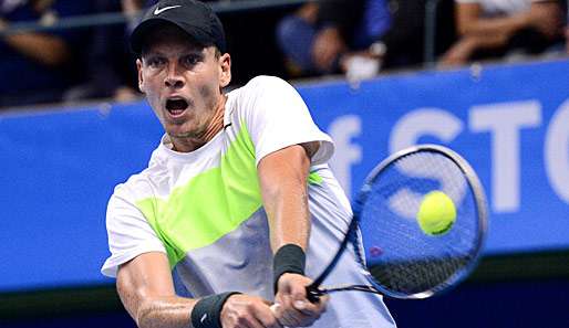 Tomas Berdych gewann gegen den an drei gesetzten Nicolas Almagro mit 6:3 und 6:2