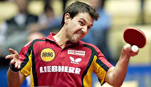 Europameister 2012: Timo Boll bezwang im Finale Tan Ruiwu souverän mit 4:1