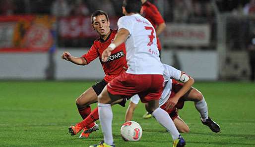 Okan Aydin (l.) kam am vergangenen Wochenende erstmals in der Bundesliga zum Einsatz