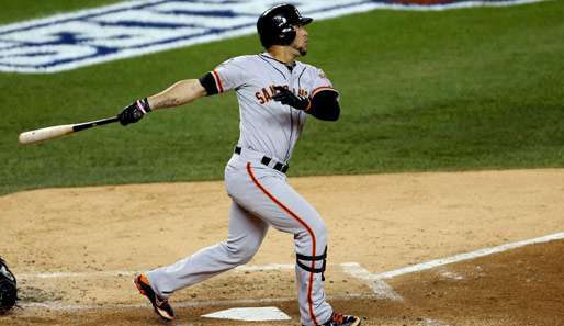 Gregor Blanco brachte die Giants mit seinem RBI triple auf die Siegerstraße