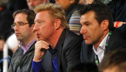 Carl-Uwe Steeb (r.) will den Tennis-Bund entstauben