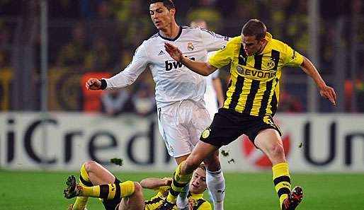 Sven Bender  (r.) zog sich gegen Real Madrid eine Muskel-Sehnen-Verletzung zu