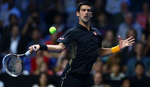 Novak Djokovic ließ zum Auftakt des ATP-Finalturniers nichts anbrennen