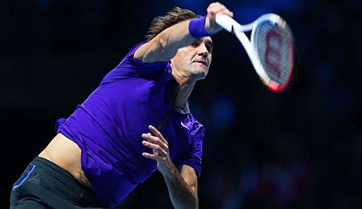Roger Federer machte bei seinem Auftakt gegen Janko Tipsarevic kurzen Prozess
