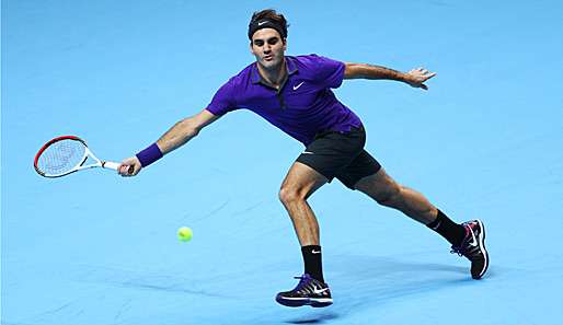Roger Federer brauchte nur 69 Minuten für seinen Auftaktsieg beim ATP-Finalturnier in London