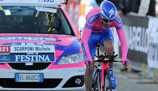 Michele Scarponi wurde von seinem Team suspendiert