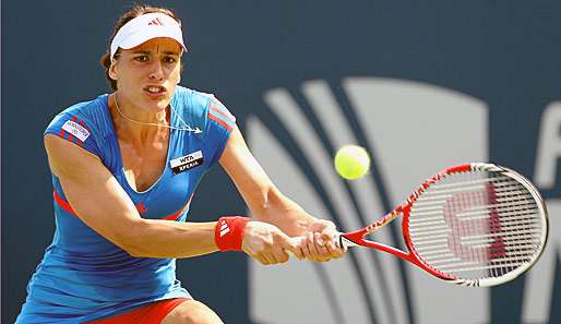 In nur 59 Minuten gewann Andrea Petkovic gegen die Chinesin Chang Liu mit 6:1, 6:0 in Pune