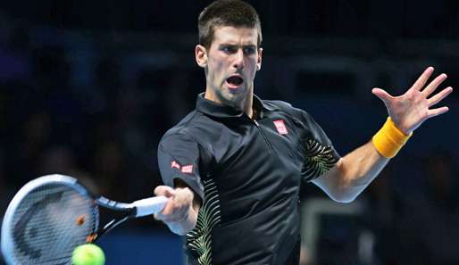 Halbfinale! Novak Djokovic hat im 12. Vergleich mit Tomas Berdych den 11. Sieg eingefahren