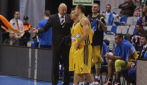Sasa Obradovic (l.) konnte mit der Vorstellung seiner Mannschaft zufrieden sein