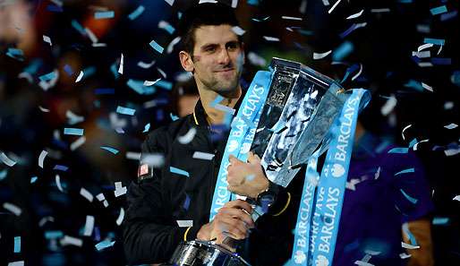 Novak Djokovic sicherte sich im Finale gegen Roger Federer den inoffiziellen Weltmeistertitel