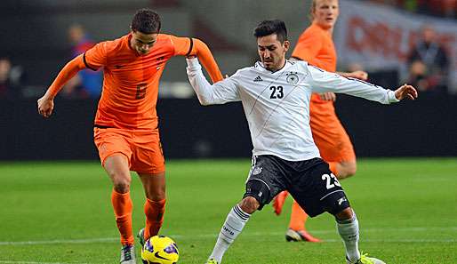 Ilkay Gündogan (r.) besetzte gemeinsam mit Lars Bender das defensive Mittelfeld im DFB-Team