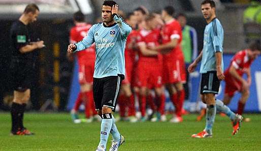 Der HSV stand in Düsseldorf ziemlich bedröppelt da